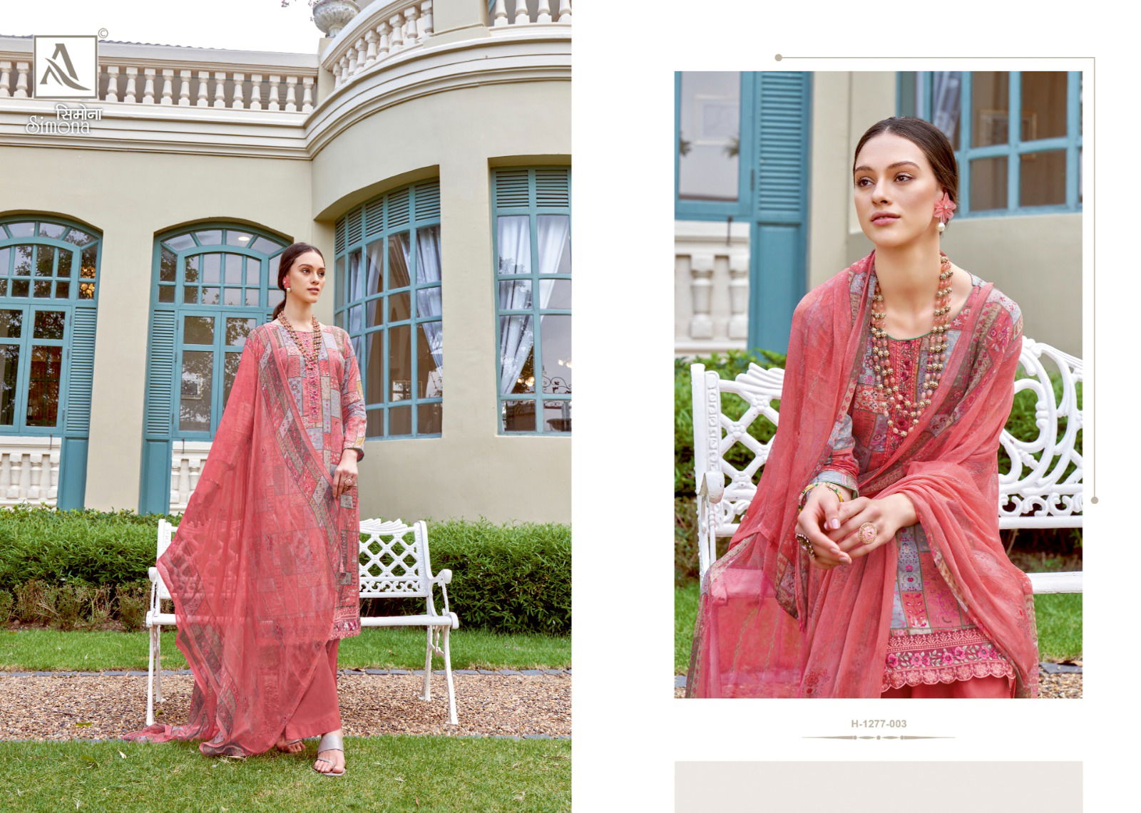 Simona By Alok Printed Designer Dress Material Catalog
